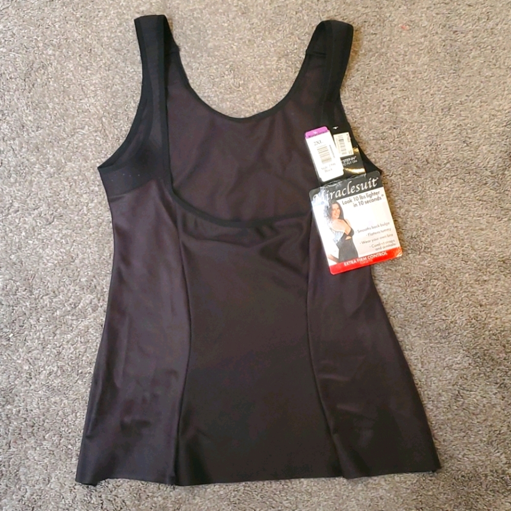 NWT XXL Miracle Suit Open bust Shaping Camisole